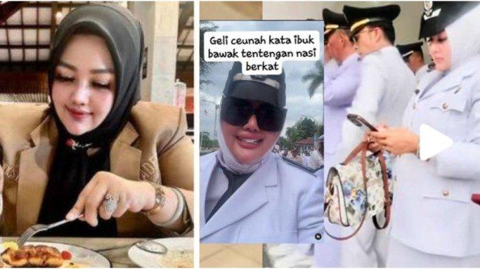 KADES SOMBONG - Kades Gunung Menyan di Kabupaten Bogor, Wiwin Komalasari kena hujat publik. Dirinya dinilai arogan karena merasa geli saat menenteng bingkisan berisi makanan. Saat pelantikan Kades Bogor Wiwin Komalasari kedapatan menenteng tas Louis Vuitton (LV).