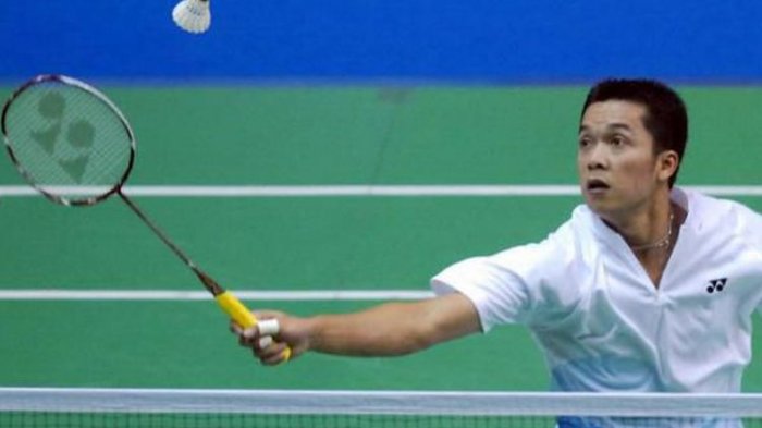 Tunggal putra Indonesia, Taufik Hidayat.(KOMPAS.COM)