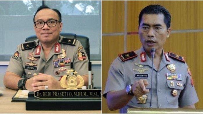 Kabareskrim Komjen Wahyu Widada dan Irwasum Komjen Dedi Prastyo