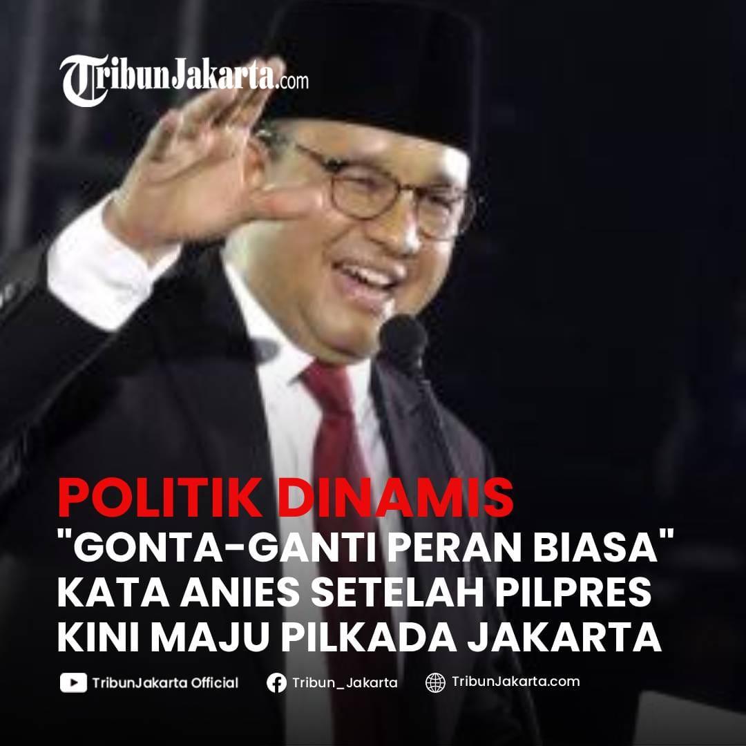 Anies Baswedan mengaku Pilpres sudah kelar dan sudah saatnya kembali ke peran masing-masing. Itu juga kenapa Anies mau kembali maju Pilkada Jakarta setelah PKB resmi mendukungngnya.