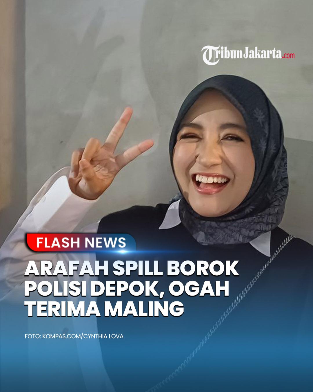 Borok kelakuan polisi di Depok dikuliti habis-habisan oleh komika Arafah Rianti. Maling motor hasil tangkapan warga justru ditolak saat diserahkan ke polisi. Dalihnya karena buka pihak kepolisian yang menangkap.