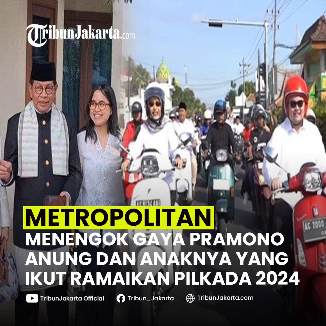 KLIK SELENGKAPNYA: Sama-sama meramaikan pesta demokrasi, Pilkada 2024, gaya pakaian dan kendaraan Pramono Anung dan anaknya, Hanindhito Himawan Pramana atau karib disapa Mas Dhito menjadi sorotan. Seperti apa mereka?