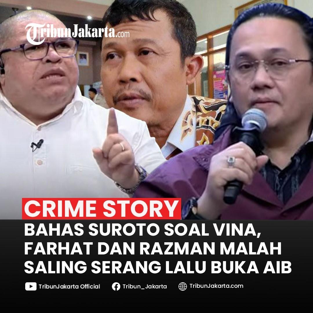 Farhat Abbas dan Razman Nasution Saling Serang Sampai Buka Aib Pas Bahas Soal Suroto yang Mengaku Sempat Menolong Vina di Jembatan Talun