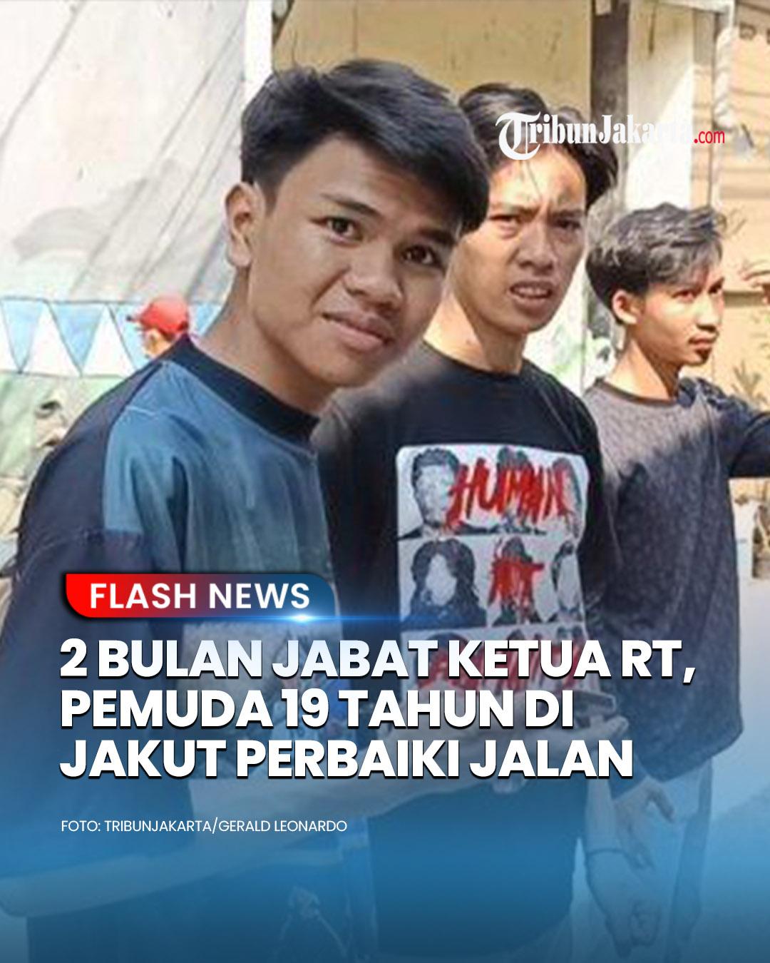 Sahdan Arya Maulana, pemuda berusia 19 tahun yang menjabat sebagai Ketua RT di wilayah RT 07 RW 08 Kelurahan Rawa Badak Selatan, Koja, Jakut langsung gercep perbaiki jalan rusak tanpa bantuan pemerintah. Merogoh kocek Rp 20 juta, ia berhasil memperbaiki akses jalan utama warga itu meski baru dua bulan jadi ketua RT.