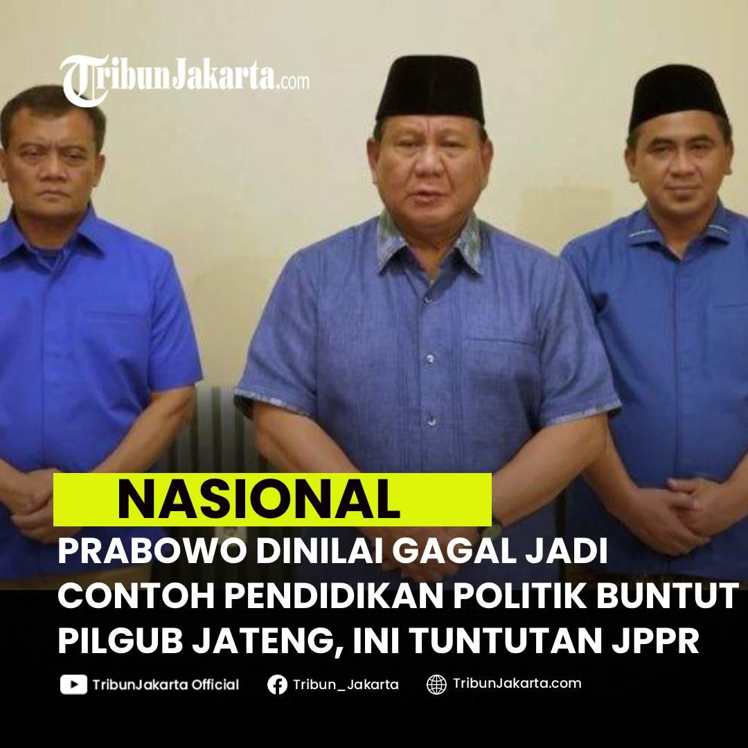 KLIK SELENGKAPNYA: Presiden RI Prabowo Subianto Dituntut Minta maaf Buntut Dukungannya Terhadap Paslon Nomor Urut 2 Pilgub Jawa Tengah, Ahmad Luthfi-Taj Yasin.
