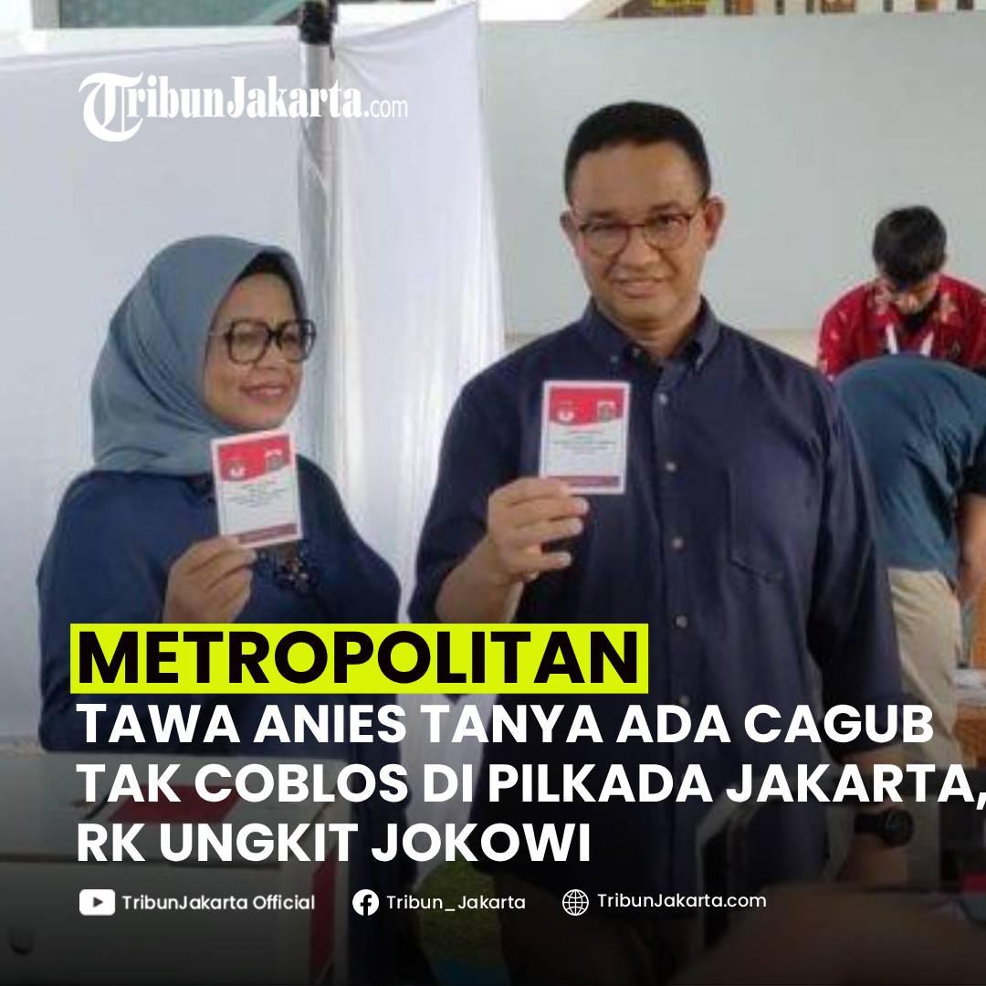 Anies Baswedan Tertawa Saat Bertanya Adakah Peserta Pilkada Jakarta yang Tak Mencoblos di Jakarta. Ridwan Kamil Ungkit Jokowi Saat Jadi Cagub DKI.