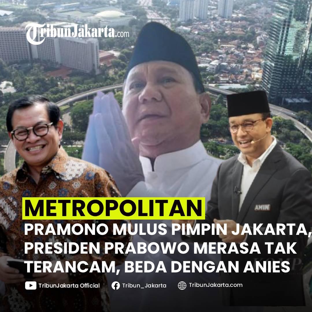 KLIK SELENGKAPNYA: Pramono Anung Dinilai Bakal Mulus Mempimpin Jakarta. Pengamat nilai Presiden Prabowo Tak Merasa Terancam, Beda Dengan Anies Baswedan.