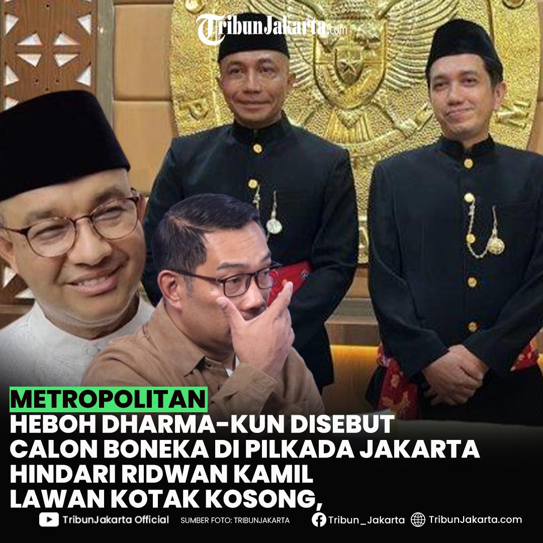 Pasangan Dharma-Kun disebut-sebuts ebagai calon boneka di Pilkada Jakarta.