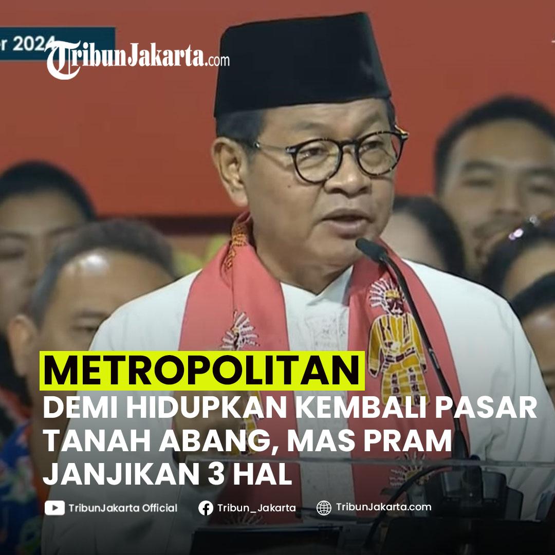 Cagub Jakarta nomor urut 3, Pramono Anung menjanjikan tiga hal ke pedagang Pasar Tanah Abang bila nantinya terpilih sebagai Gubernur Jakarta. Salah satunya siap berikan suntikan modal Rp 300 miliar buat para pedagang.