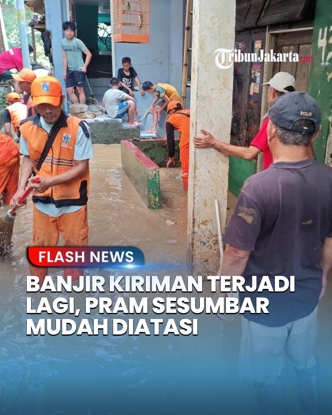 Gubernur Pramono mengklaim banjir kiriman mudah diatasi. Namun realitanya, permukiman warga di Jatinegara, Jaktim kembali diterjang banjir kiriman. Padahal sehari sebelumnya mereka sudah melakukan aksi bersih-bersih. Mas Pram sesumbar?