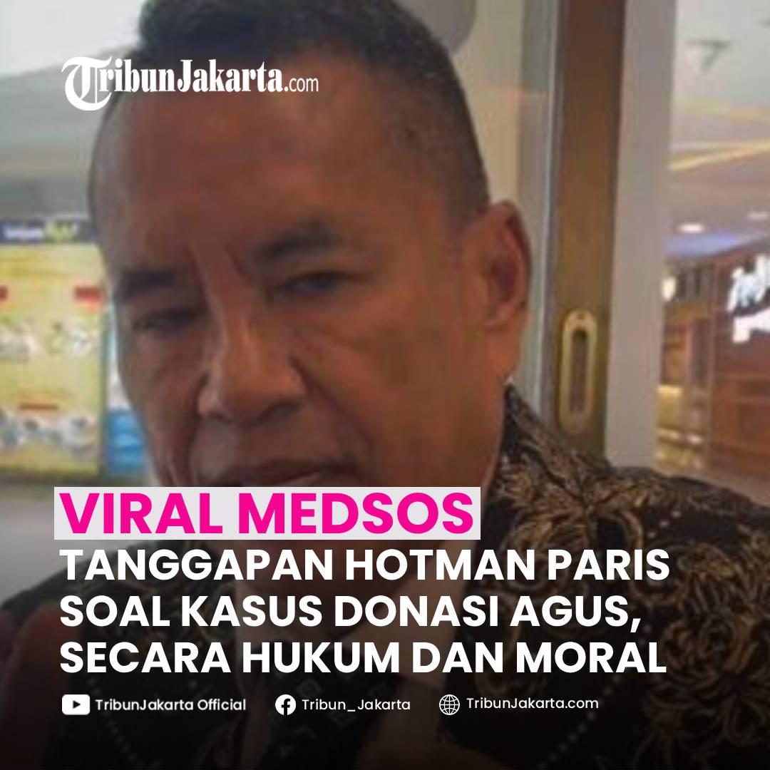 Tanggapan Hotman Paris Kasus Donasi Agus: Secara Hukum Memang Pemilik, Secara Moral Kurang Terpuji