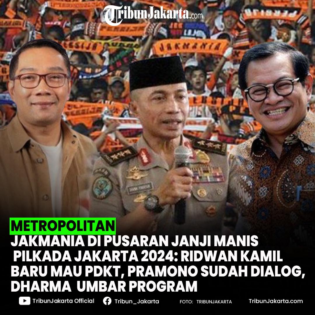 Tiga Cagub Jakarta beradu janji buat Jakmania. SIapa paling manis janjinya?