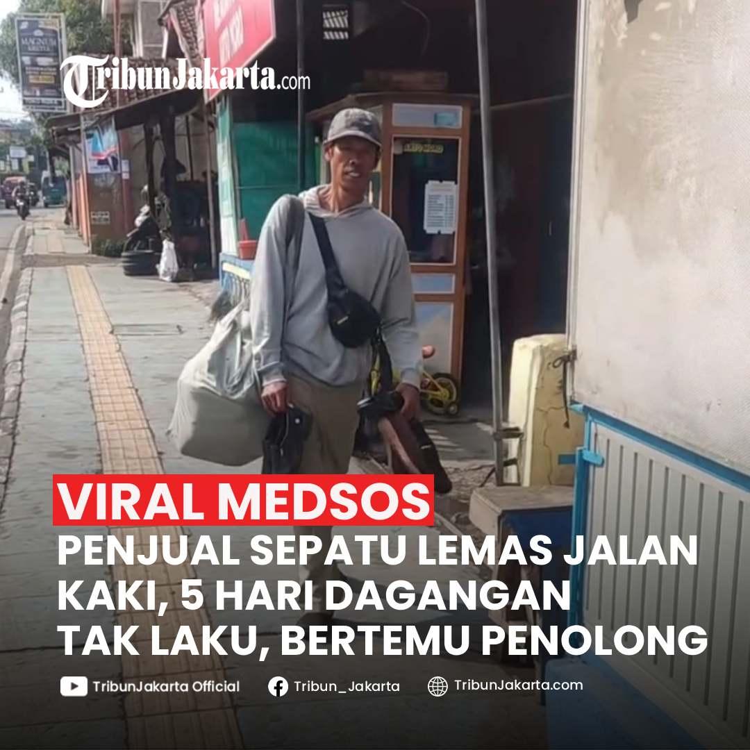 KLIK SELENGKAPNYA: Momen Penjual Sepatu Asongan Nampak Lemas Saat Berjalan Kaki Menjadi Viral di Media Sosial. Akhirnya Bertemu Sosok Penolong.