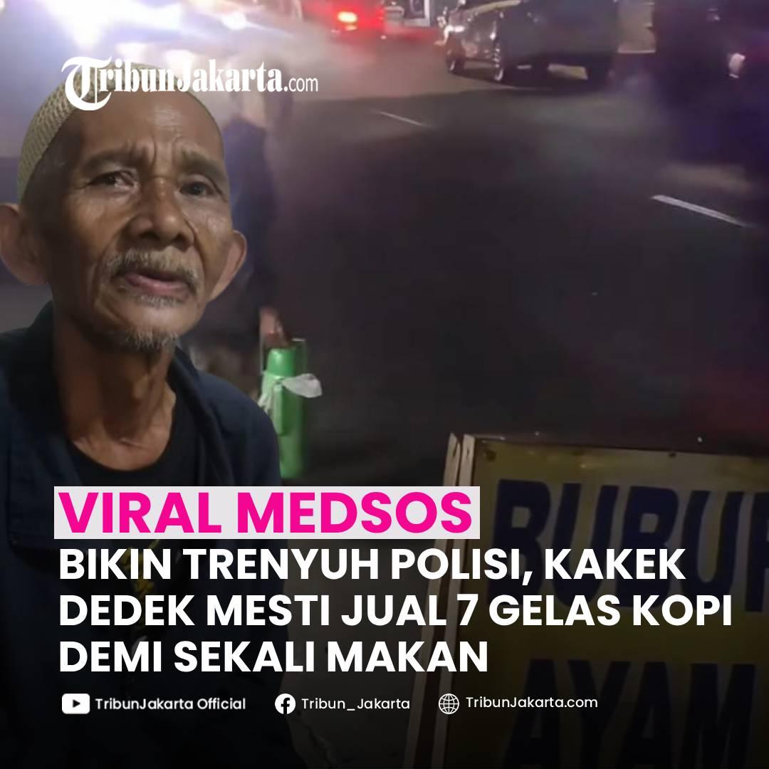 KLIK SELENGKAPNYA: Kakek Dedek Mesti Keliling Menjual Tujuh Gelas Kopi Demi Sekali Makan. Kisahnya Bikin Trenyuh Anggota Polisi Bripka Rizky Hikmat
