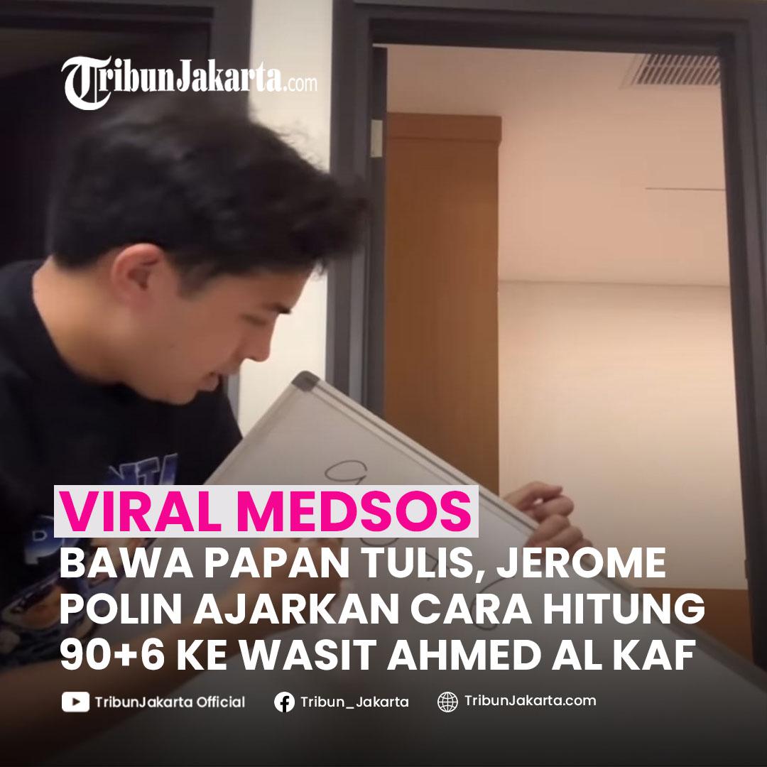 Konten Kreator, Jerome Poline sampai turun tangan mengajarkan cara berhitung 90+6 kepada wasit Ahmed Al Kaf.