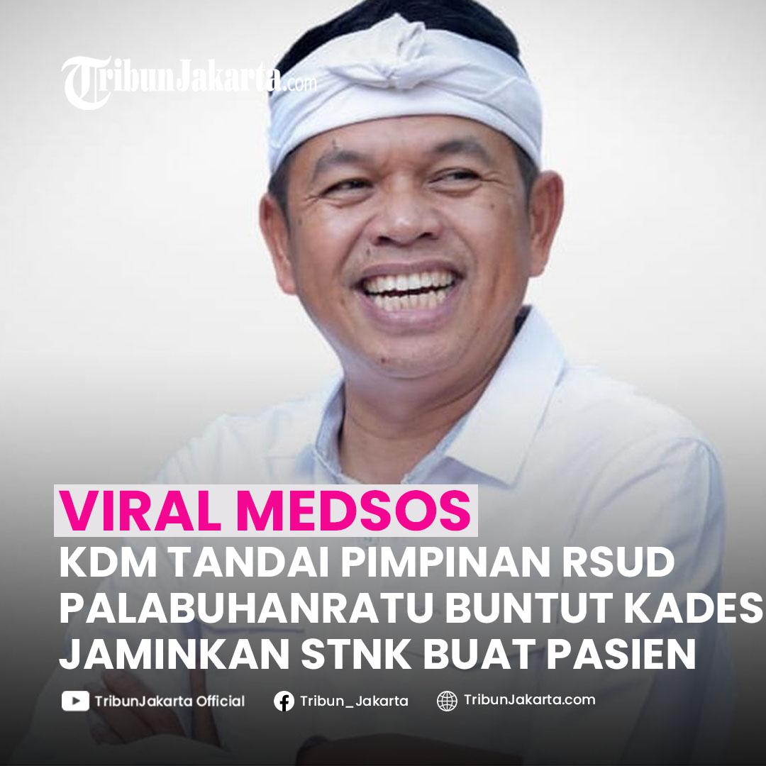 Gubernur Jawa Barat Dedi Mulyadi blak-blakan sudah menuntaskan permasalah pasien yang keluar dari rumah sakit dengan jaminan STNK mobil milik Kepala Desa Cikahuripan, Heri Suryana atau Jaro Midun. Kini giliran pimpinan RS yang 'ditandai' balik Dedi Mulyadi