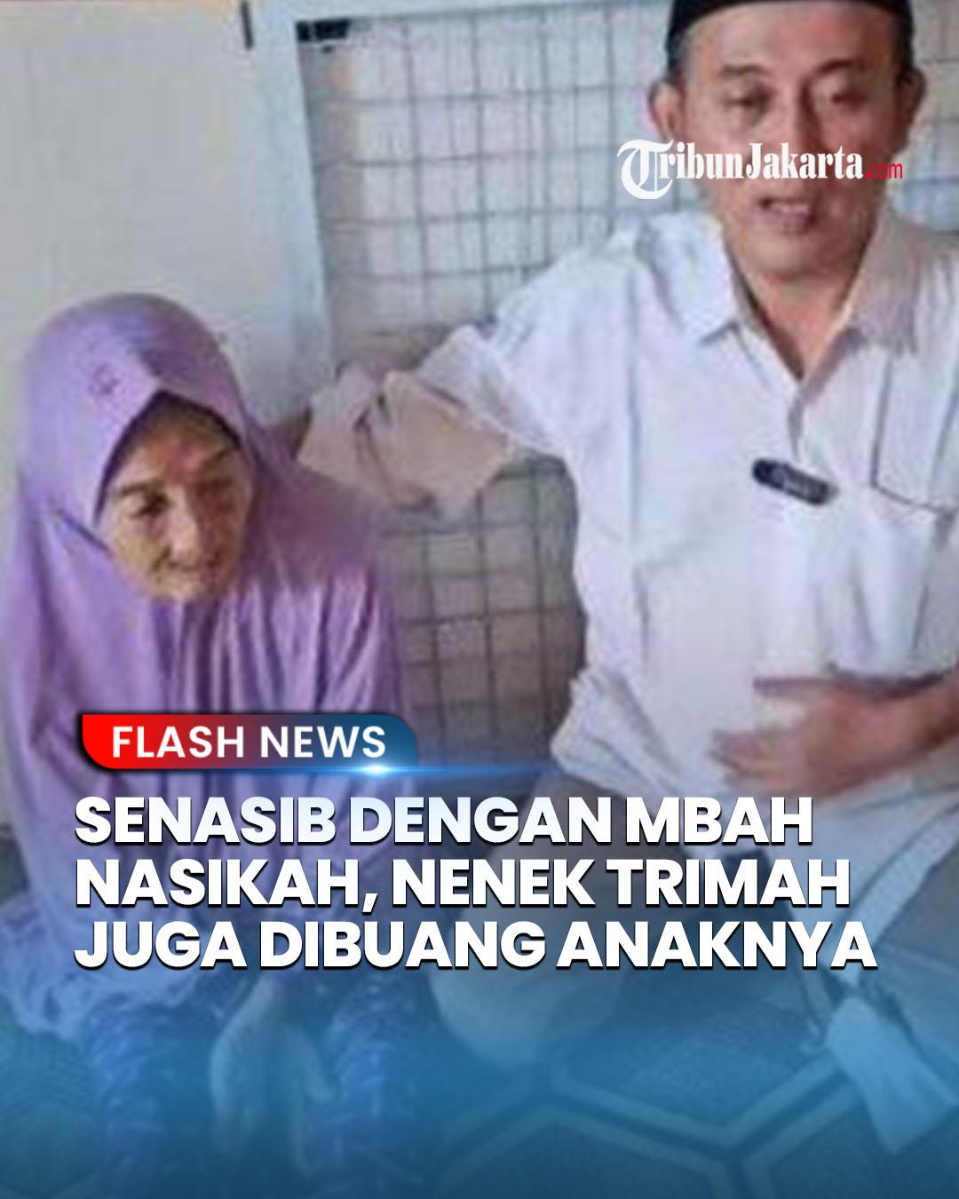 Sebelum kisah Mbah Nasikah dibuang dua anaknya ke Griya Lansia Khusnul Khatimah viral, Nenek Trimah lebih dulu merasakan pilu. Ia dibuang oleh 3 anak kandungnya di tahun 2021 ke panti jompo. Padahal di saat yang sama adik kandung Nenek Trimah mengaku mampu merawat sang kakak.