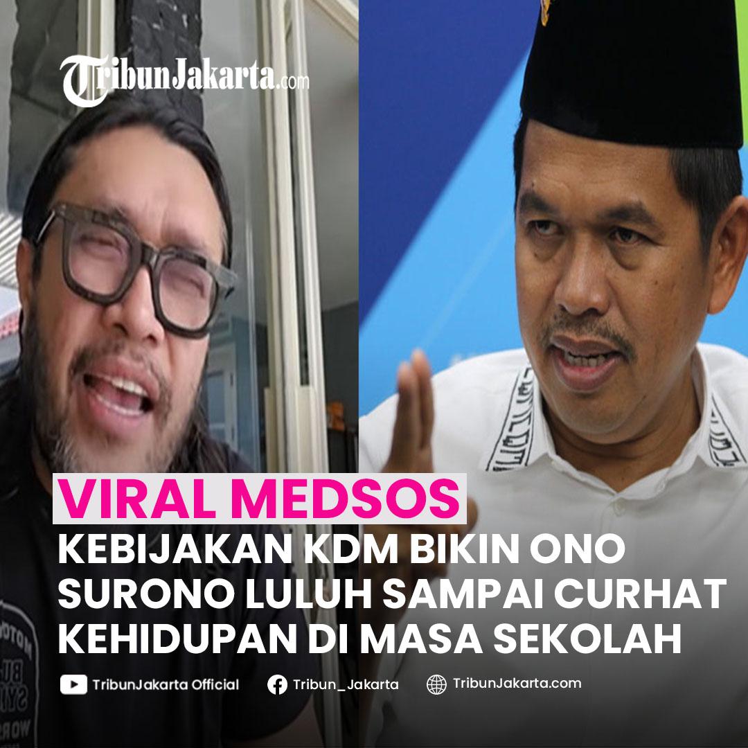 Satu diantara kebijakan Gubernur Jawa Barat Dedi Mulyadi akhirnya membuat Wakil Ketua DPRD Jawa Barat, Ono Surono luluh sampai meluapkan pengalaman semasa memakai seragam sekolah. Padahal sebelumnya Ono Surono lantang mengkritisi kebijakan 'barak militer' ala Dedi Mulyadi itu. Tapi sekalinya setuju malah berujung curhat nih.