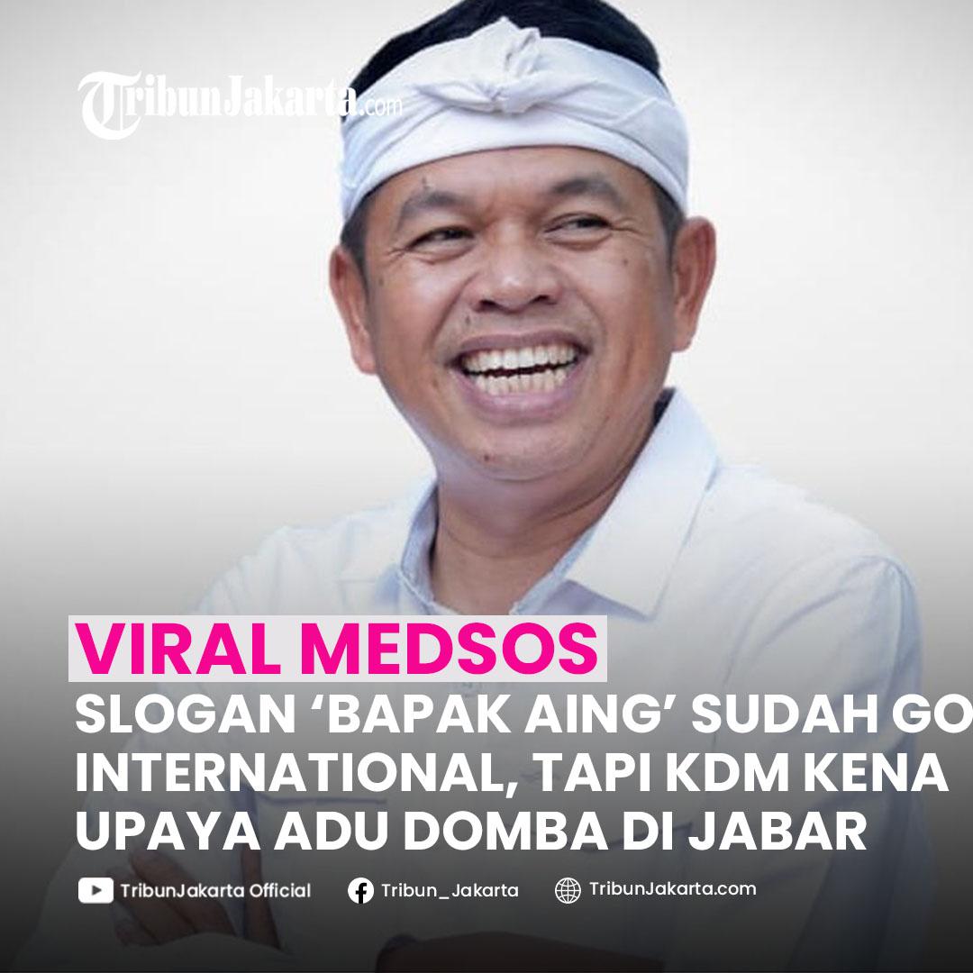 Gubernur Jawa Barat Dedi Mulyadi pamerkan slogan 'Bapak Aing' yang sudah sampai ke Arab Saudi. Namun di dalam negeri justru julukan ini digunakan untuk upaya adu domba sang gubernur.