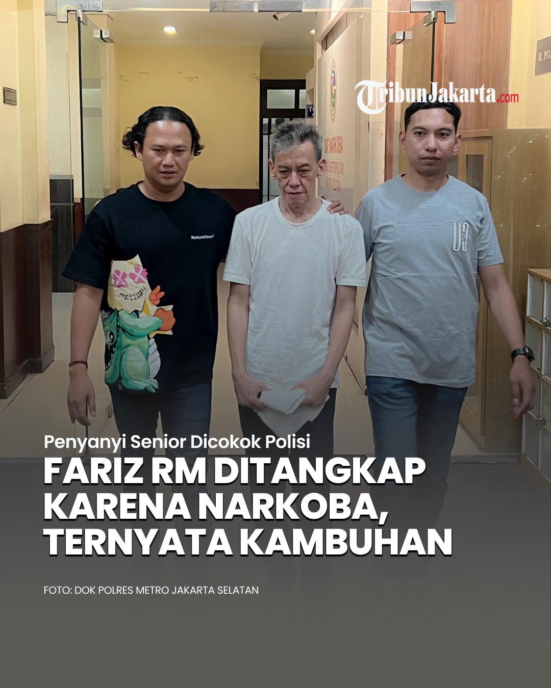 Musisi senior Fariz RM ditangkap polisi terkait kasus penyalahgunaan narkoba. Fariz diringkus jajaran Satresnarkoba Polres Metro Jakarta Selatan pada Rabu (18/2/2025). Ini bukan pertama kalinya Fariz RM terjerat kasus narkoba.
