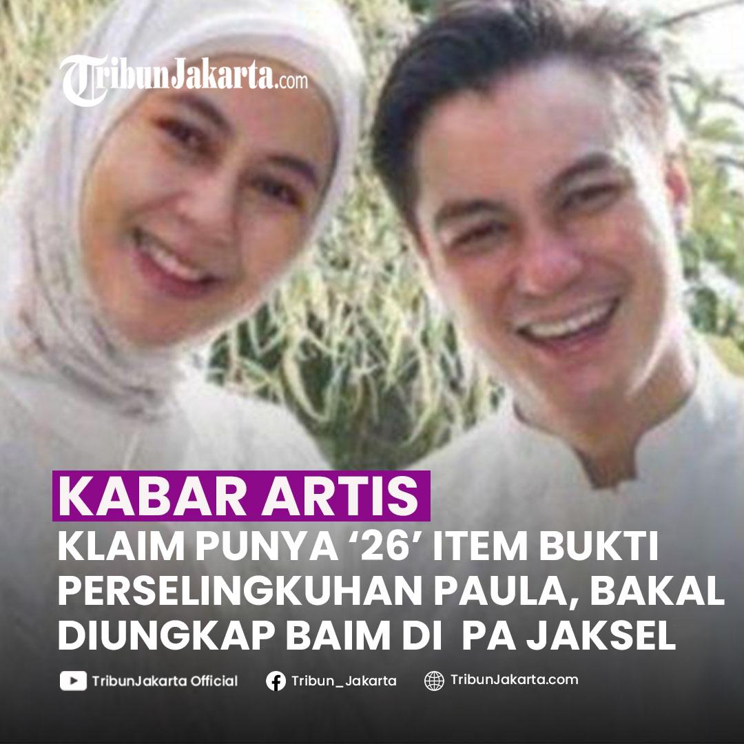 klik selengkapnya: Fahmi Bachmid, kuasa hukum Baim Wong, mengatakan jika masih ada sejumlah bukti dugaan perselingkuhan lainnya yang dilakukan Paula selain kontak nomor lelaki yang disimpan sebagai wanita.