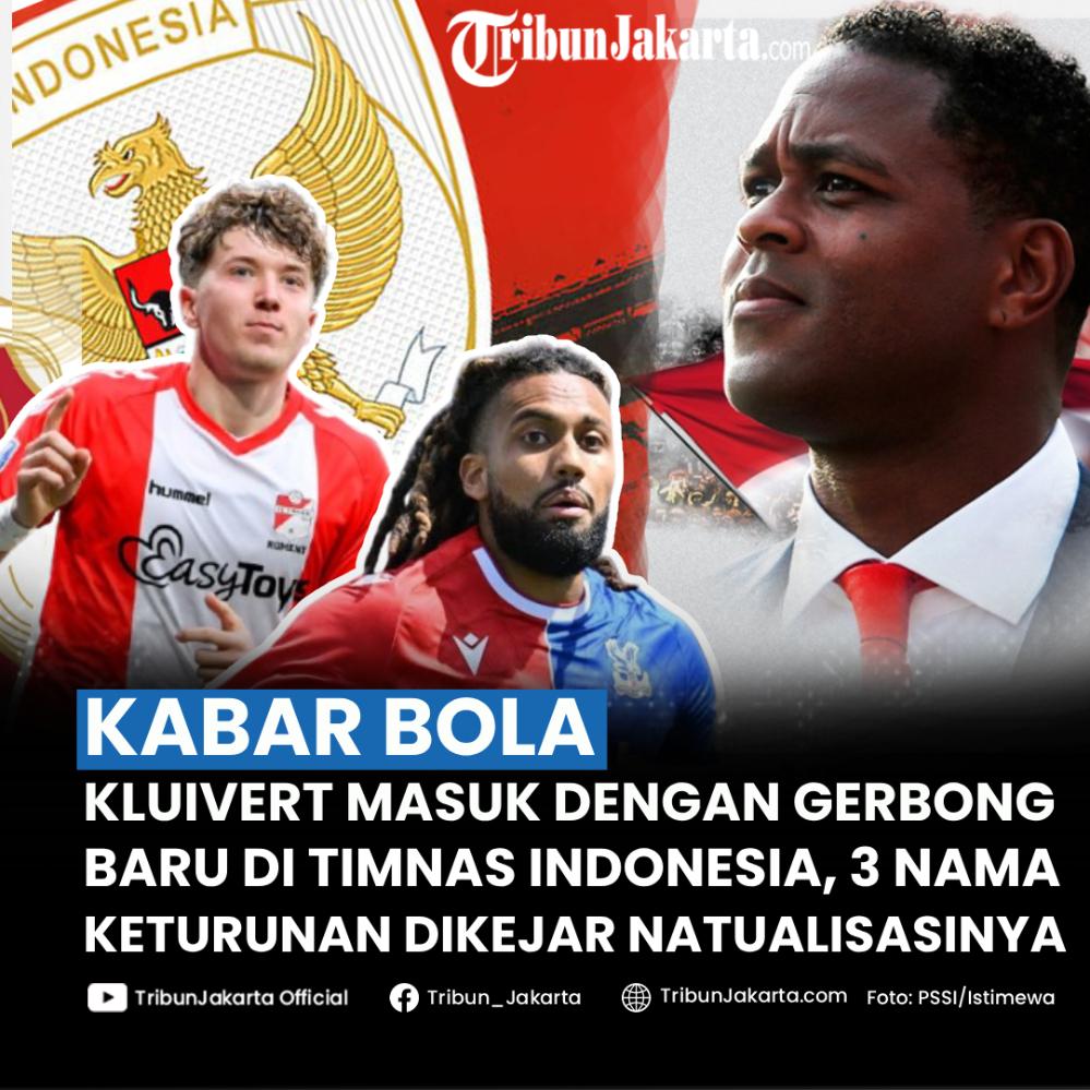 PSSI dikabaran sedang memproses naturalisasi tiga pemain keturunan sekaligus. Kehadiran tiga pemain naturalisasi baru seiring dengan hadirnya Patrick Kluivert sebagai pelatih baru Timnas Indonesia.