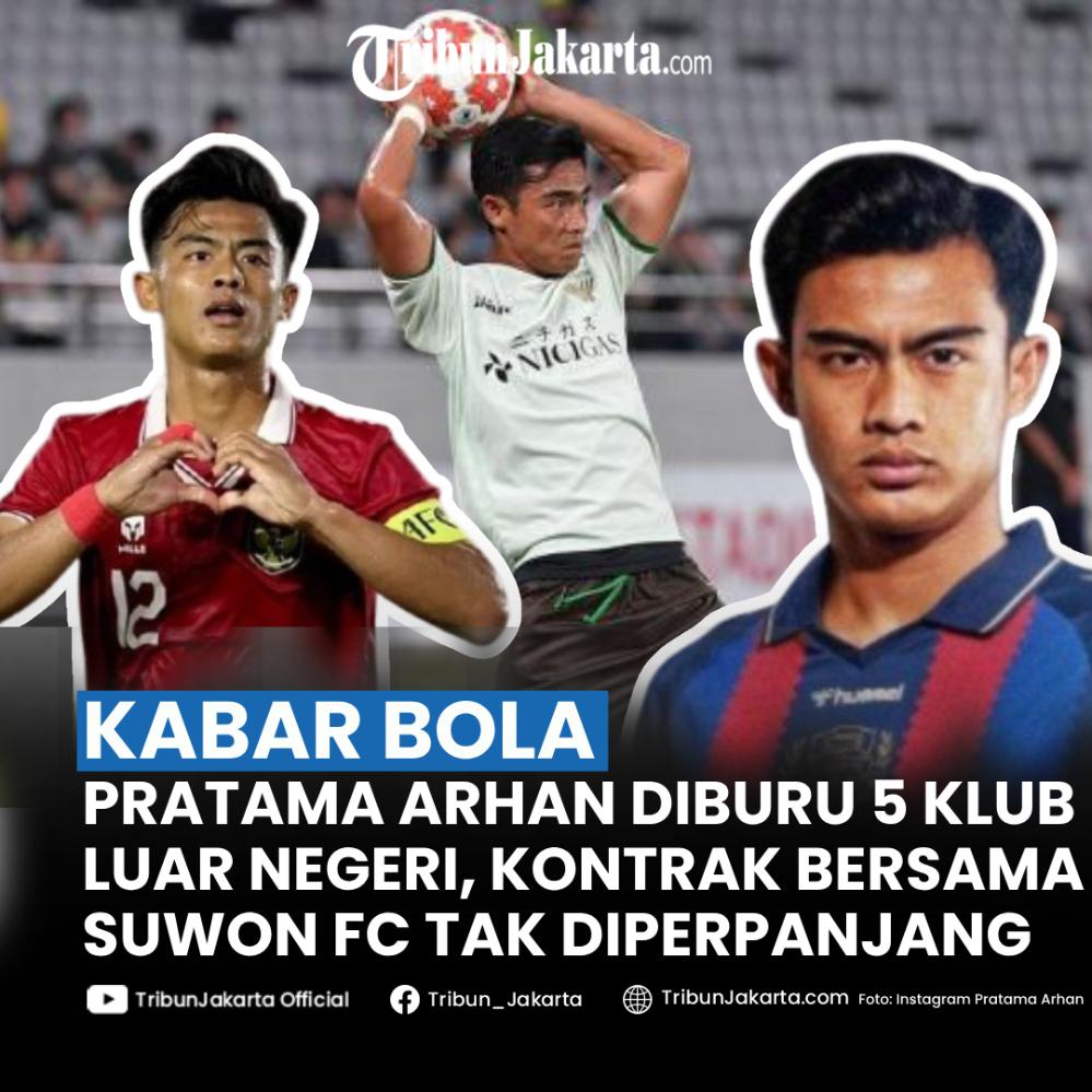 Kontrak Pratama Arhan bersama Suwon FC segera berakhir. Kini suami Azizah Salsha itu sedang diburu oleh lima klub dari luar negeri.
