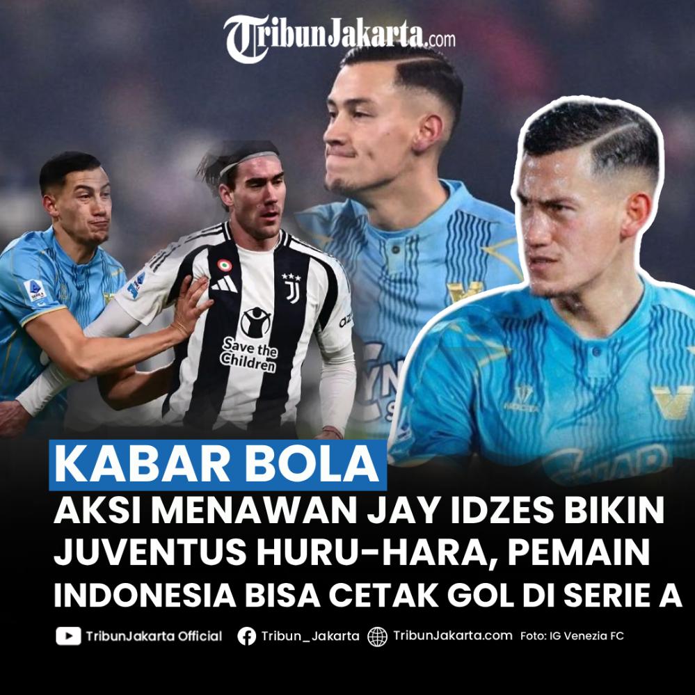 Aksi menawan ditampilkan Jay Idzes bersama Venezia FC melawan Juventus, bek Timnas Indonesia itu mencetak gol perdananya di Serie A. Gol tersebut membuat Juventus huru-hara di akhir pertandingan.