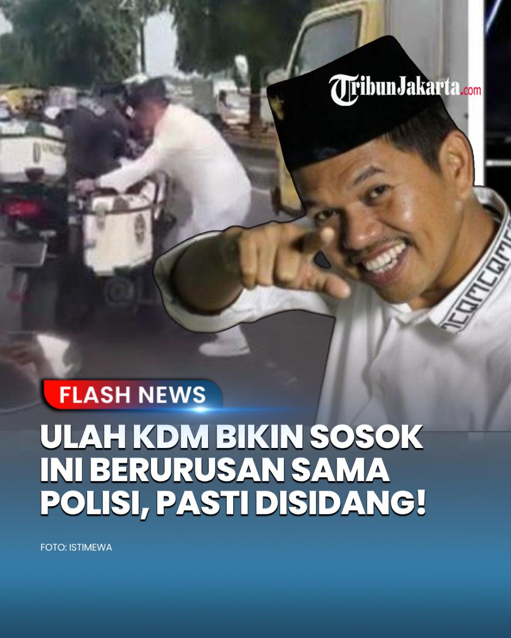 Gara-gara pelanggaran yang dilakukan Dedi Mulyadi membuat sosok ini berurusan sama polisi. Aksi nakal naik motor tanpa pakai helm berbuntut panjang sampai mau disidang di pengadilan.