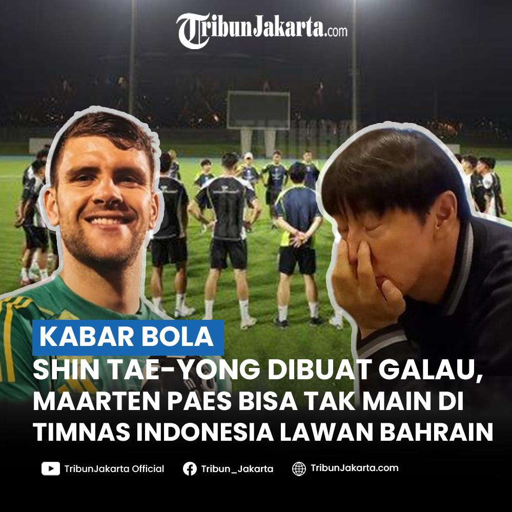 Shin Tae-yong sedang dibuat galau dengan kondisi skuad Timnas Indonesia, satu nama andalan Maarten Paes bisa saja tak main.