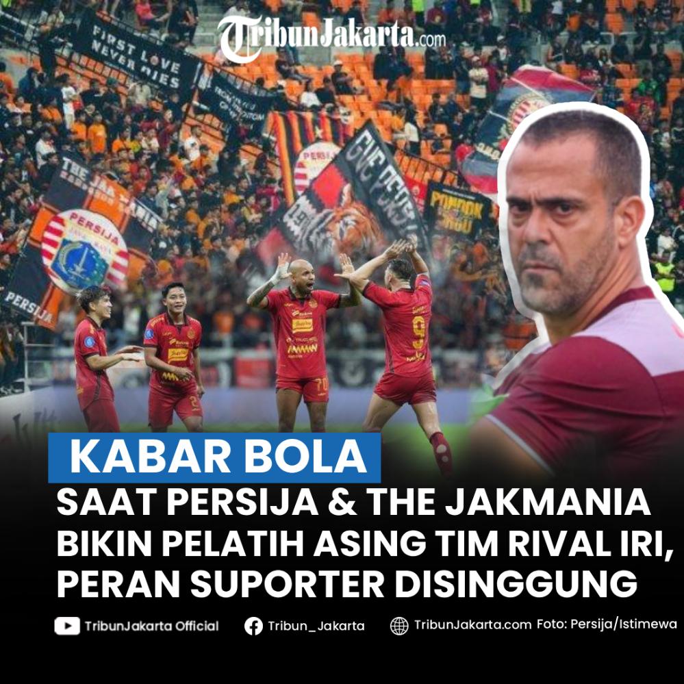 Aksi dukungan luar biasa suporter The Jakmania kepada Persija membuat iri pelatih tim rival di Liga 1. The Jakmania sampai bisa membuat rekor baru di Liga 1.