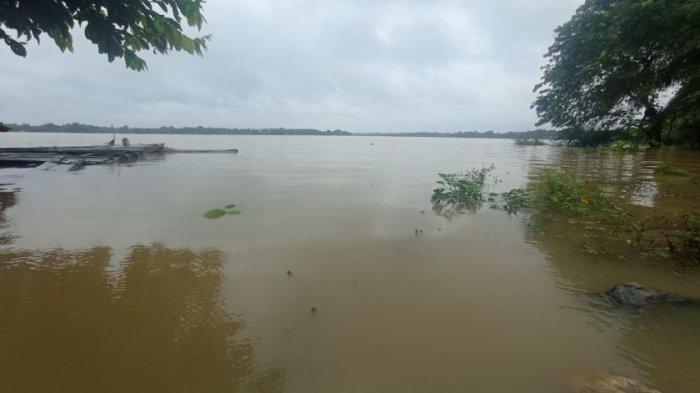 Debit Sungai Batanghari mulai mengalami peningkatan.