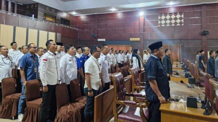 DPRD Kabupaten Tebo gelar paripurna penyampaian pendapat akhir fraksi-fraksi terhadap ranperda tentang pertanggungjawaban pelaksanaan APBD tahun anggaran 2023.