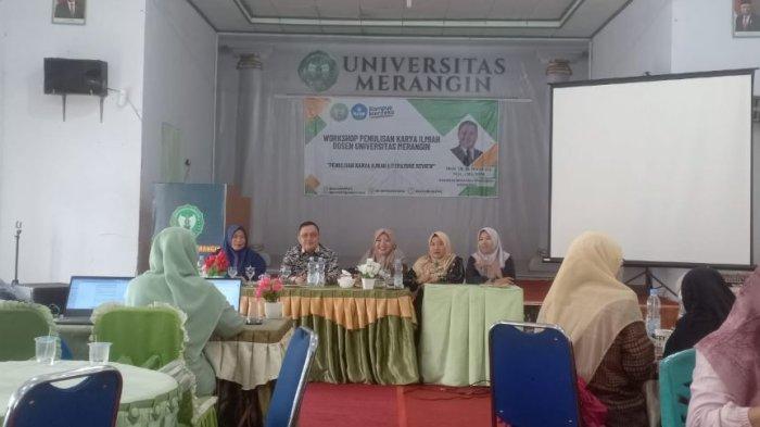 Universitas Merangin melaksanakan kegiatan 'Workshop Penulisan Karya Ilmiah Literature Review' guna meningkatkan kompetensi seluruh dosen Universitas Merangin
