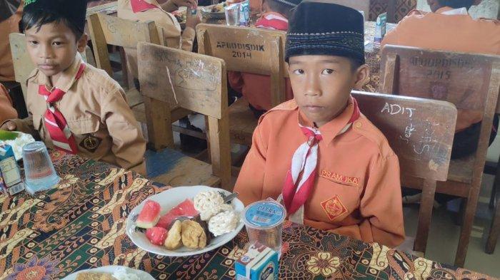 Ilustrasi makan bergizi gratis