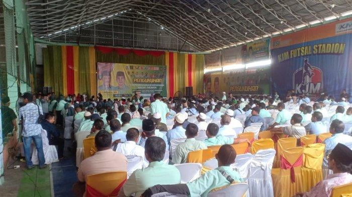 Bapaslon Nalim-Nilwan mengukuhkan Tim Pemenangan Menawan (Menangkan Nalim-Nilwan) tingkat Kabupaten Merangin untuk pemilihan Bupati dan Wakil Bupati Kabupaten Merangin Periode 2024-2029