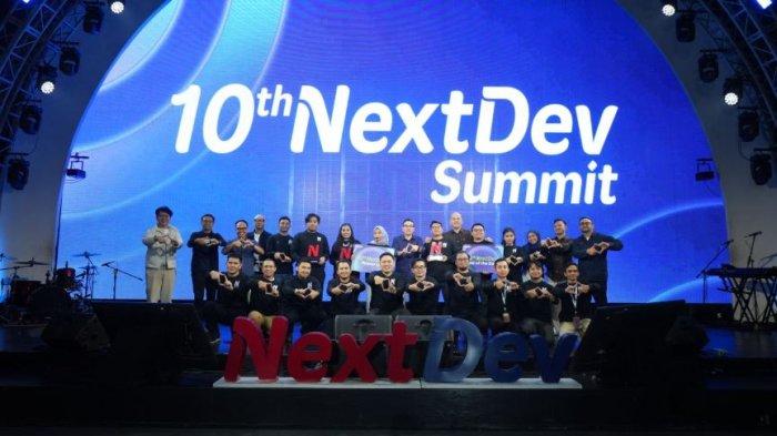 NextDev Summit 10: NextDev Summit merupakan puncak dari rangkaian program impact incubator NextDev, yang tahapannya melalui NextDev Talent Scouting, NextDev Academy, dan Final Pitching.