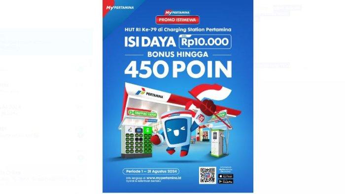 Promo Pertamina Patra Niaga di aplikasi MyPertamina untuk memperingati HUT RI ke 79.