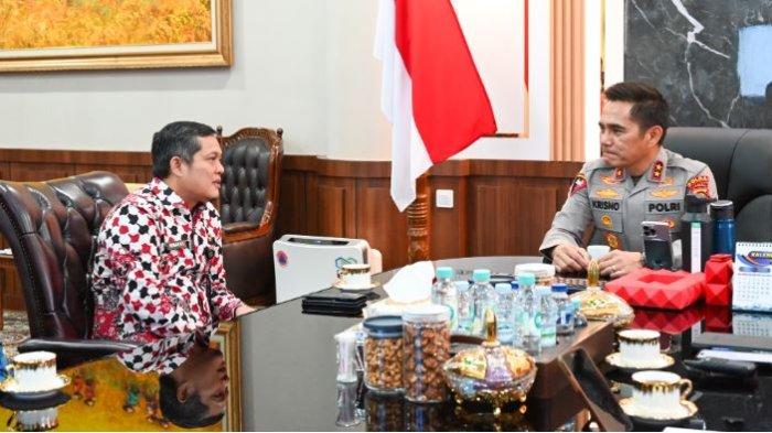 Kapolda Jambi, Irjen Pol Krisno H Siregar audiensi bersama Kementerian Imigrasi dan Pemasyarakatan Republik Indonesia Direktorat Jenderal Pemasyarakatan Kantor Wilayah Jambi, Jumat (13/6/2025)
