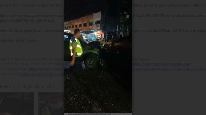 Kronologi kecelakaan mobil dinas Ketua Pengadilan Negari (PN) Sarolangun.