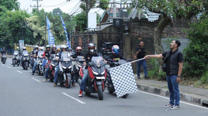 XMAX Community Sumatra atau XOS sukses gelar turing gabungan yang di selenggarakan di Bumi Sepucuk Jambi Sembilan lurah.