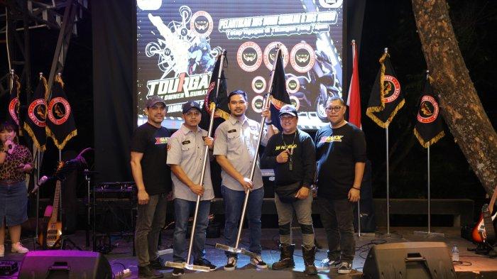 XMAX Community Sumatra atau XOS sukses gelar turing gabungan yang di selenggarakan di Bumi Sepucuk Jambi Sembilan lurah.
