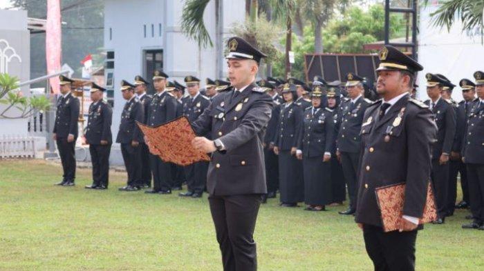Kantor Wilayah Kementerian Hukum dan HAM Jambi melaksanakan peringatan Hari Kementerian Hukum dan Hak Asasi Manusia ke-79 atau yang disebut Hari Pengayoman.