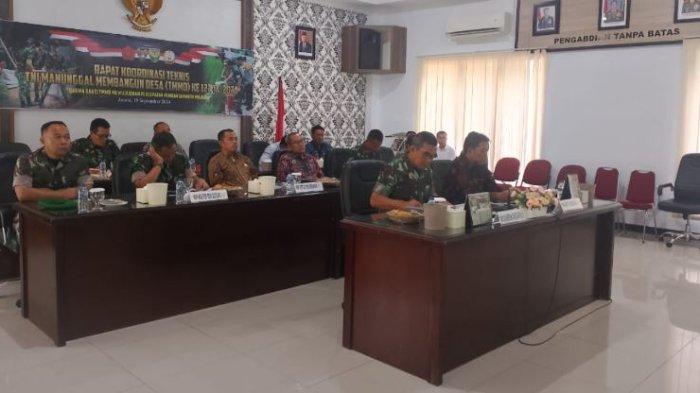 Rapat Koordinasi Teknis (Rakornis) TNI Manunggal Membangun Desa (TMMD) ke- 122 Tahun 2024