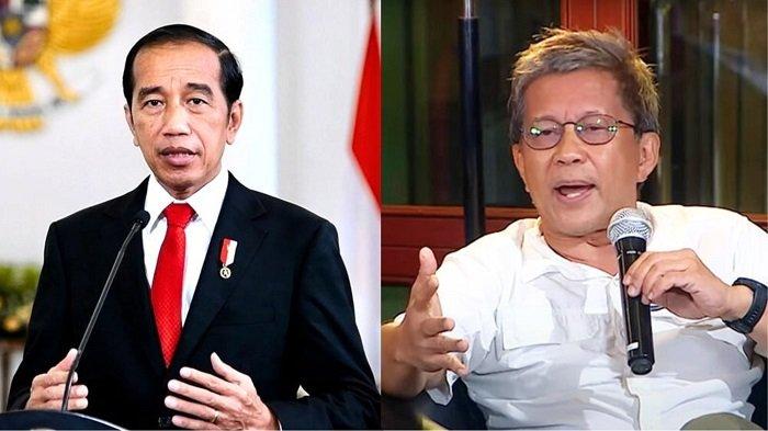Presiden Jokowi dan Rocky Gerung