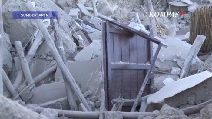 Beginilah Potret atau foto-foto dampak gempa bumi yang terjadi di Maroko.