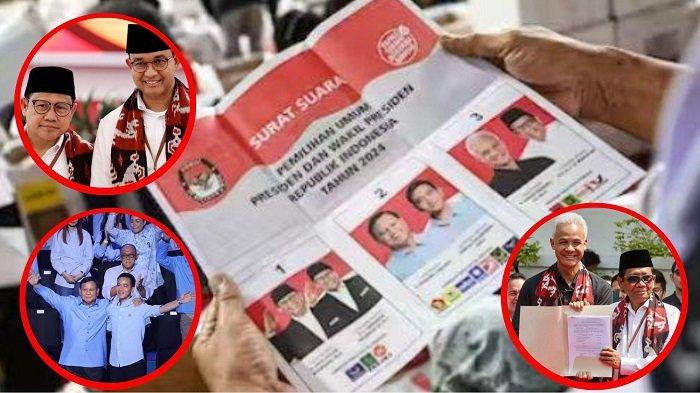 Pasangan Capres-Cawapres di Pilpres 2024.