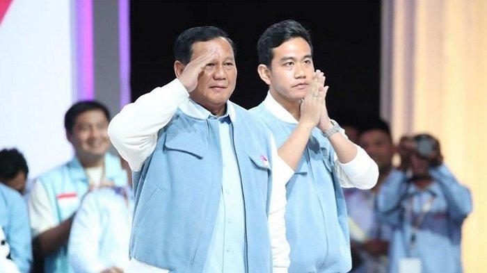 Pasangan nomor urut 02 di Pilpres 2024, Prabowo Subianto-Gibran Rakabuming Raka.