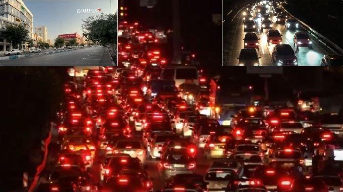 SEPI: Warga Teheran ramai-ramai meninggalkan Ibu Kota Iran untuk menghindari serangan Israel. Berbondong-bondongnya warga meninggalkan rumahnya diduga usai pernyataan Presiden Amerika Serikat, Donald Trump.