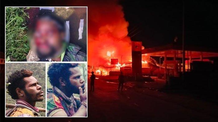 Aparat gabungan TNI-Polri mengamankan satu anggota Kelompok Kriminal Bersenjata (KKB) pimpinan Undinus Kogoya yang sebelumnya melakukan penyerangan kios dan membakar 12 petak kios serta sekolah di Kampung Madi, Distrik Paniai Timur, Kabupaten Paniai.
Aparat gabungan TNI-Polri mengamankan satu anggota Kelompok Kriminal Bersenjata (KKB) pimpinan Undinus Kogoya yang sebelumnya melakukan penyerangan kios dan membakar 12 petak kios serta sekolah di Kampung Madi, Distrik Paniai Timur, Kabupaten Paniai. (Kolase Tribun-Papua.com)